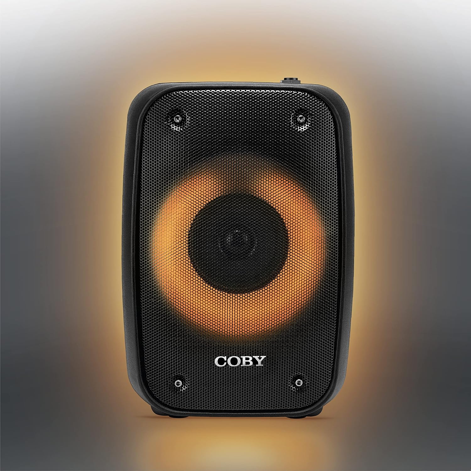 Coby Blaze – Altavoz Bluetooth con iluminación, altavoz portátil inalámbrico verdadero con 3 modos de luz, controles de música y llamadas,