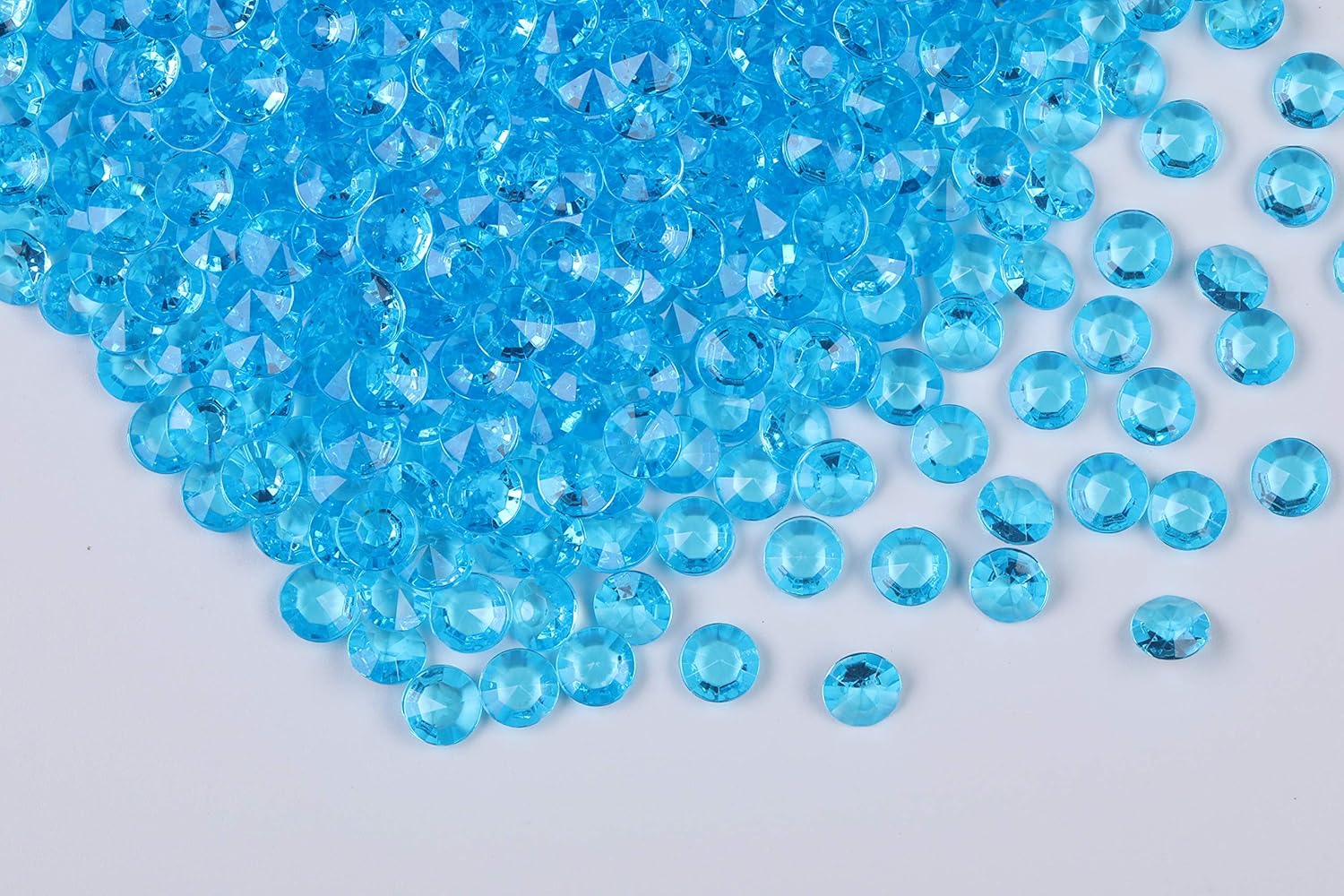 Paquete de 1000 unidades por paquete de cristales de dispersión de diamantes acrílicos para mesa de boda, confeti, gemas acrílicas, jarrón, rellenos