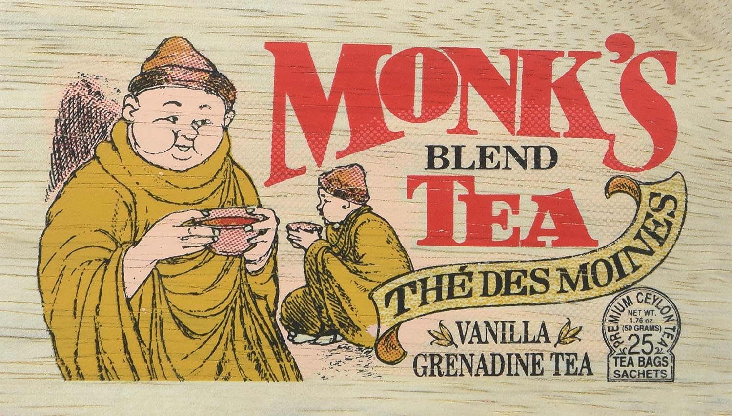 Metropolitan Tea Company Monk Blends Tea (25 bolsitas de té)