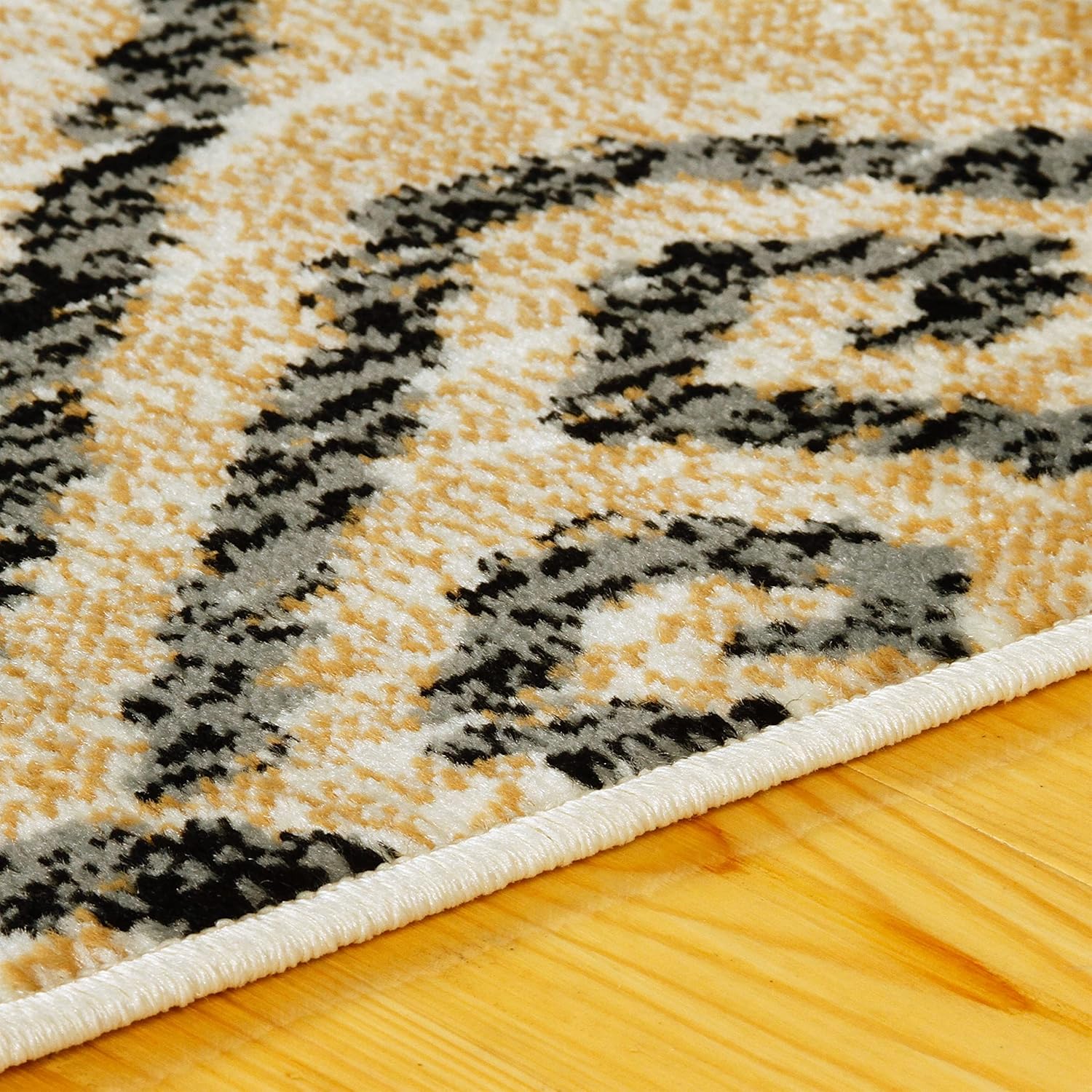 SUPERIOR Alfombra de pasillo para interiores con respaldo de yute, perfecta para entrada, oficina, sala de estar, dormitorio, cocina, comedor,