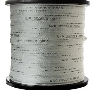 The Ribbon Factory Cinta de tracción fabricada en Estados Unidos de 2500 libras de 34 pulgadas  Correa de tracción  Cuerda plana – 500 pies The Ribbon Factory Cinta de tracción fabricada en Estados Unidos de 2500 libras de 34 pulgadas  Correa de tracción  Cuerda plana – 500 pies