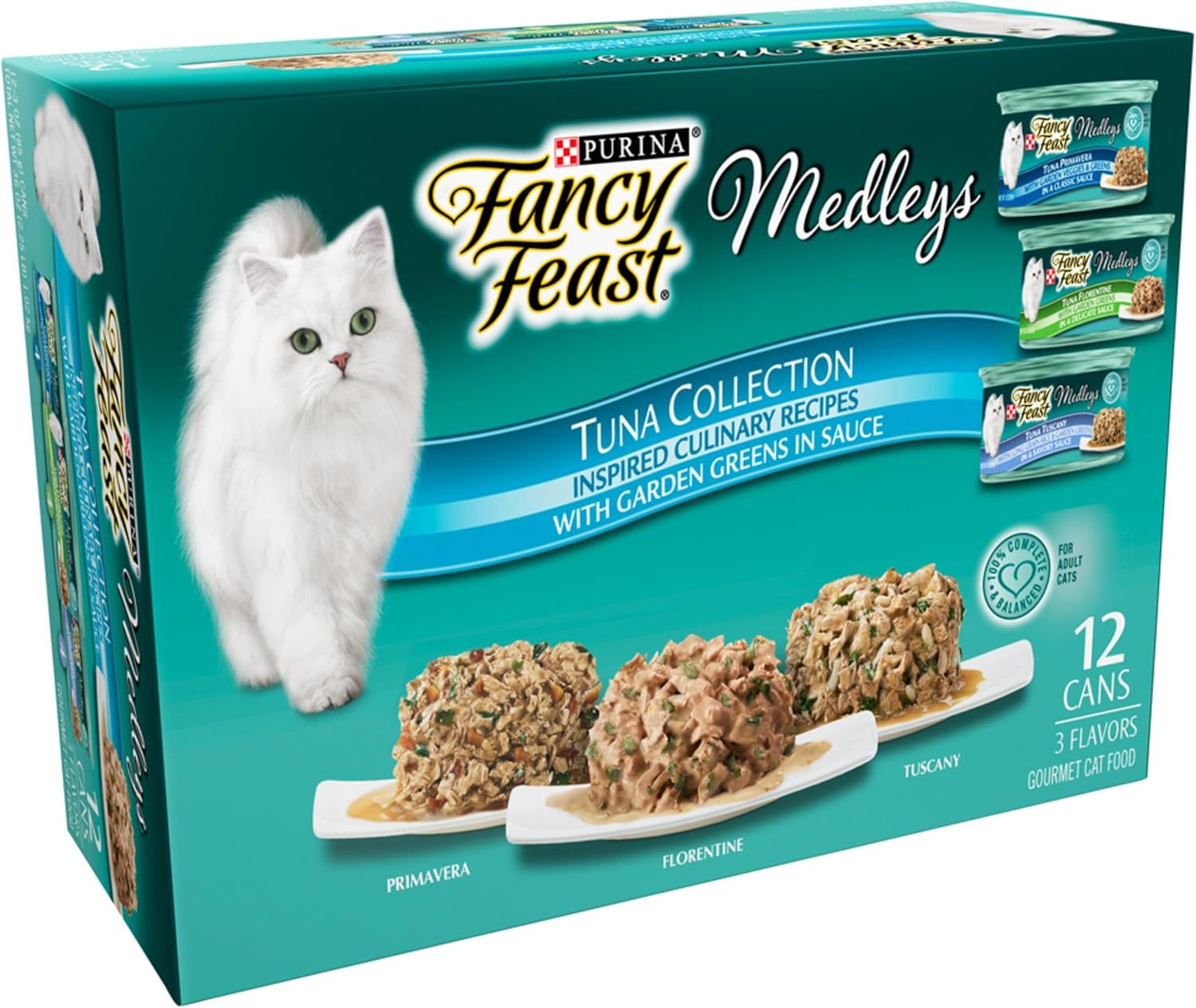 Purina Fancy Feast Medleys – Paquete de alimentos húmedos para gatos, paquete de variedad