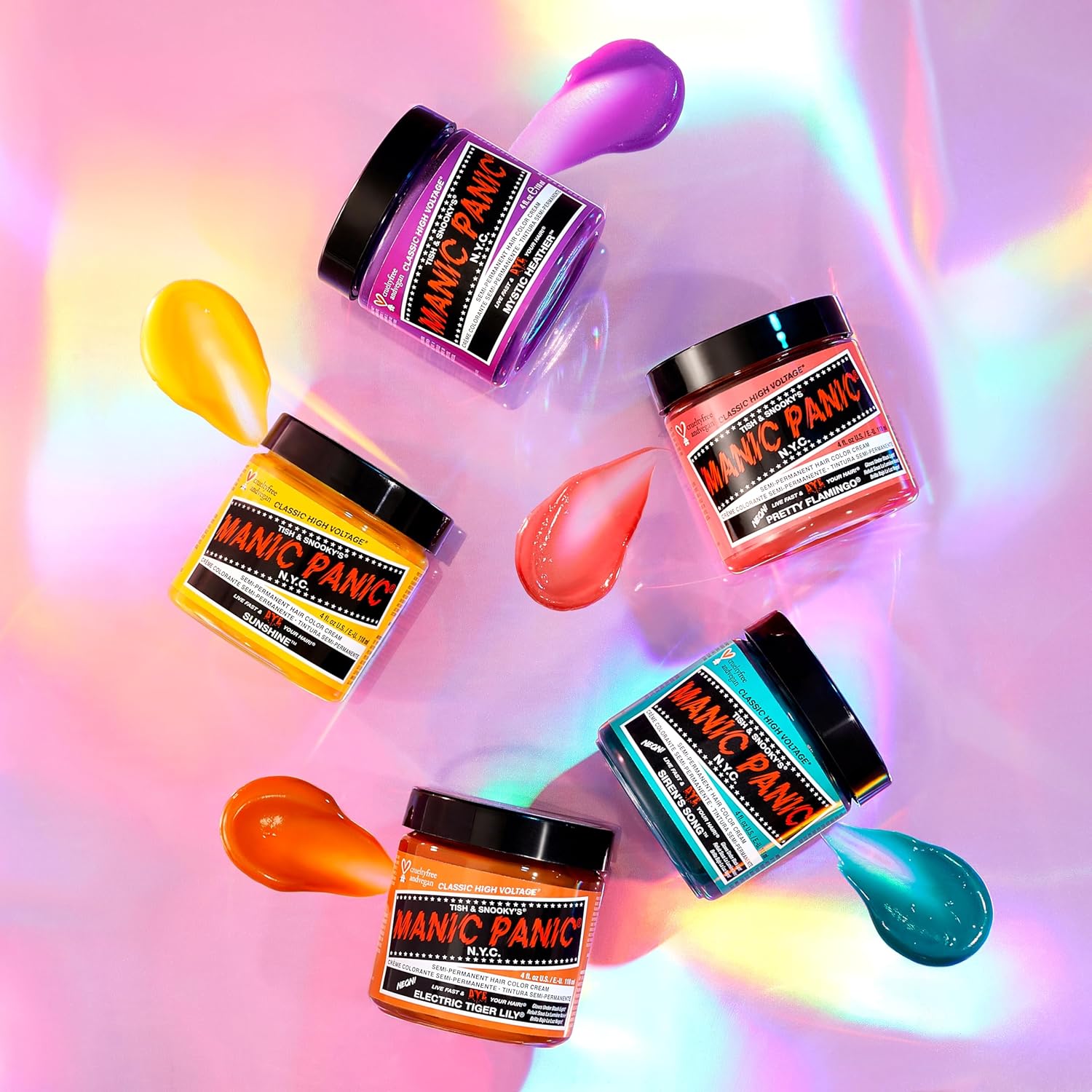 TiendaUsbeauty Manic Panic Crema de color de cabello semipermanente, paquete de de 1