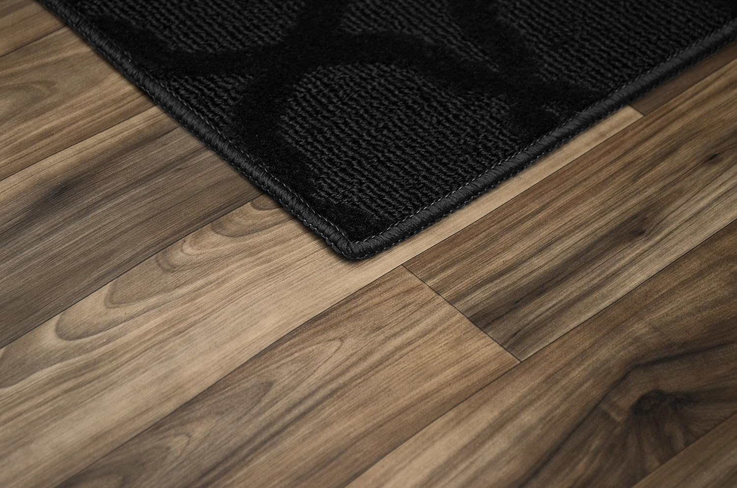 Garland Rug Sparta – Juego de 3 alfombras (5 x 7 pies, 3 x 4 pies, 24 x 60 pulgadas), color negro