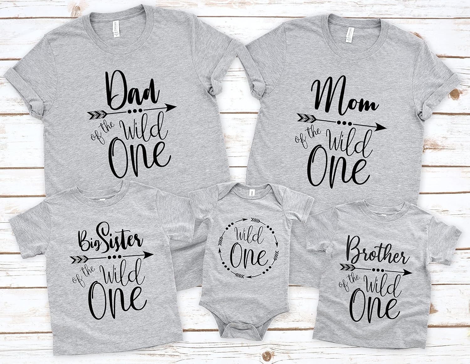 1st Birthday Shirt, Wild One Birthday Party Shirts for Family, Matching Birthday Shirts, First Birthday Squad,