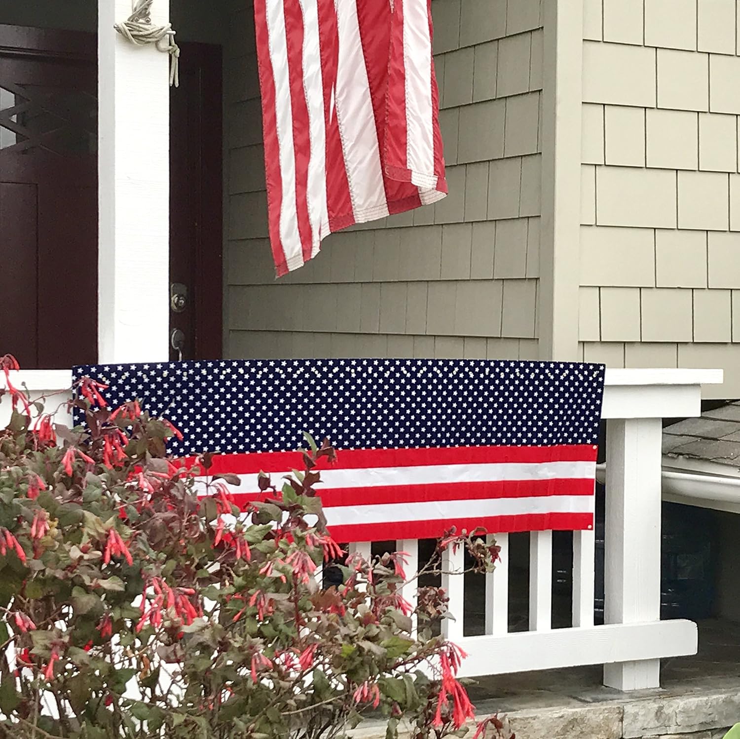 SVT 3 banderines de bandera patriótica a granel de 36 x 18 pulgadas para interiores y exteriores, decora tu casa, barbacoa del día de los Caídos,