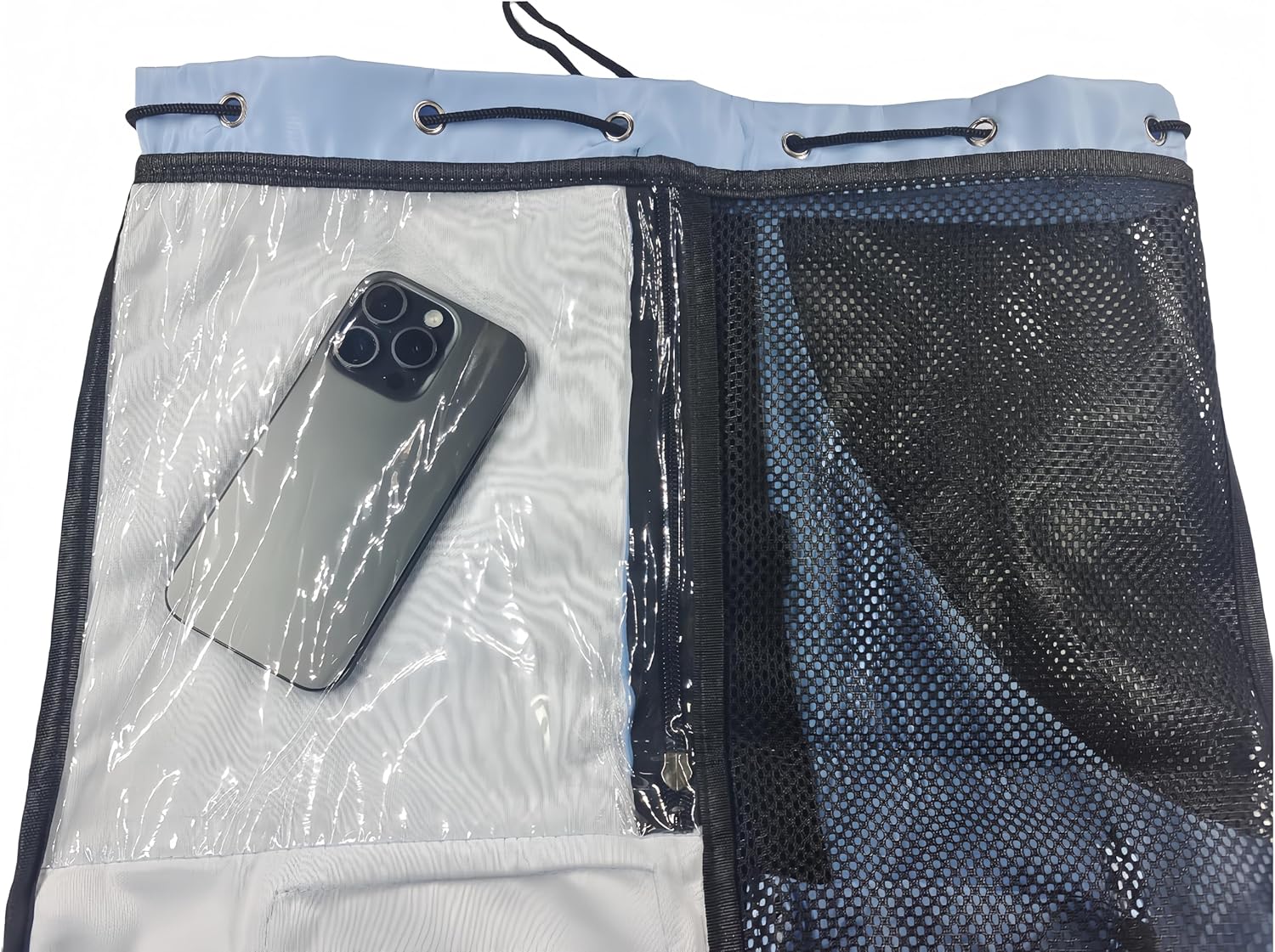 Mochila de malla con cordón, bolsa de buceo, bolsa de natación, mochila de playa de bolsillo húmedo, bolsa de playa de malla grande para natación,