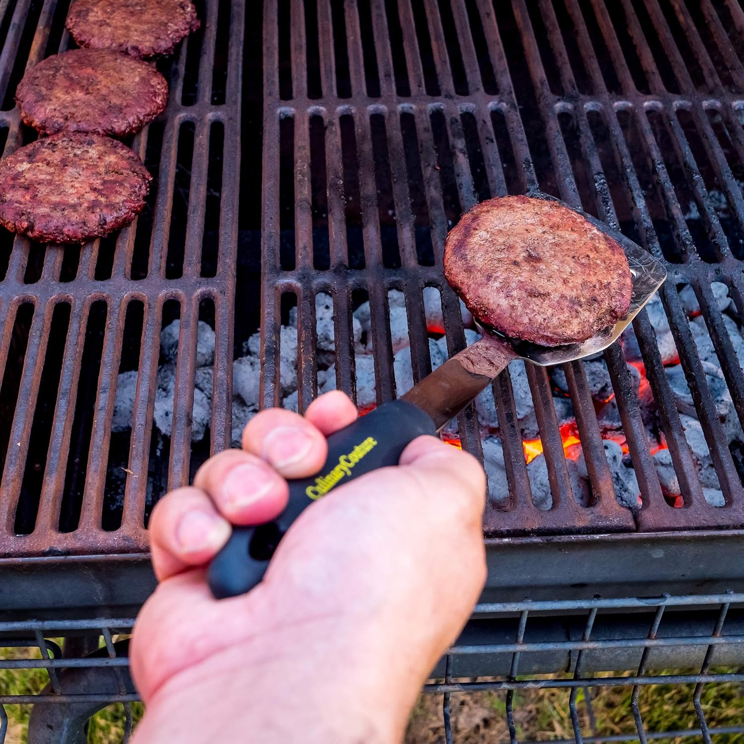 Juego de espátula de silicona  Utensilios de cocina de acero inoxidable y silicona resistentes al calor  608F  Herramientas de espátula para