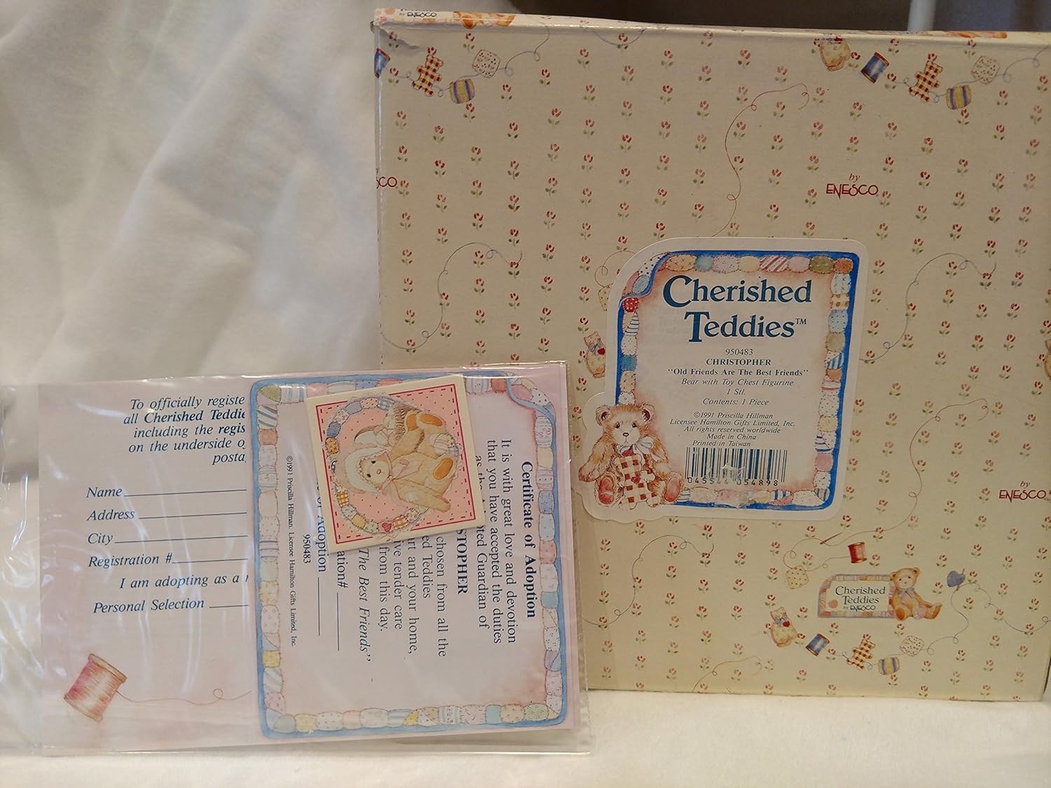 Cariñosos peluches “Christopher” los viejos amigos son los mejores amigos