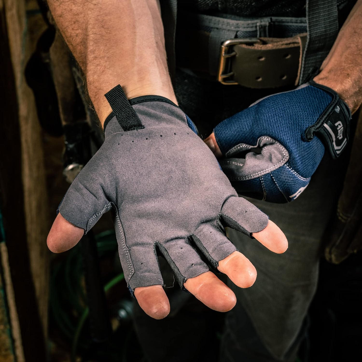 AWP Guantes de trabajo profesionales sin dedos