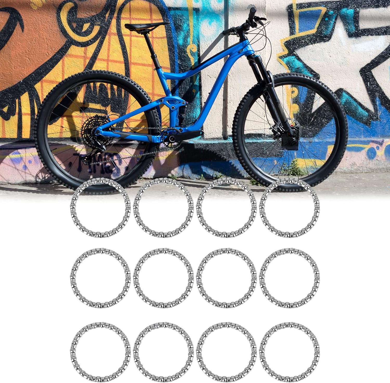 X AUTOHAUX 12 unids 1.575 in x 20 jaulas de rodamientos de bolas rodamientos de manivela rodamientos de rueda retenedor para bicicleta