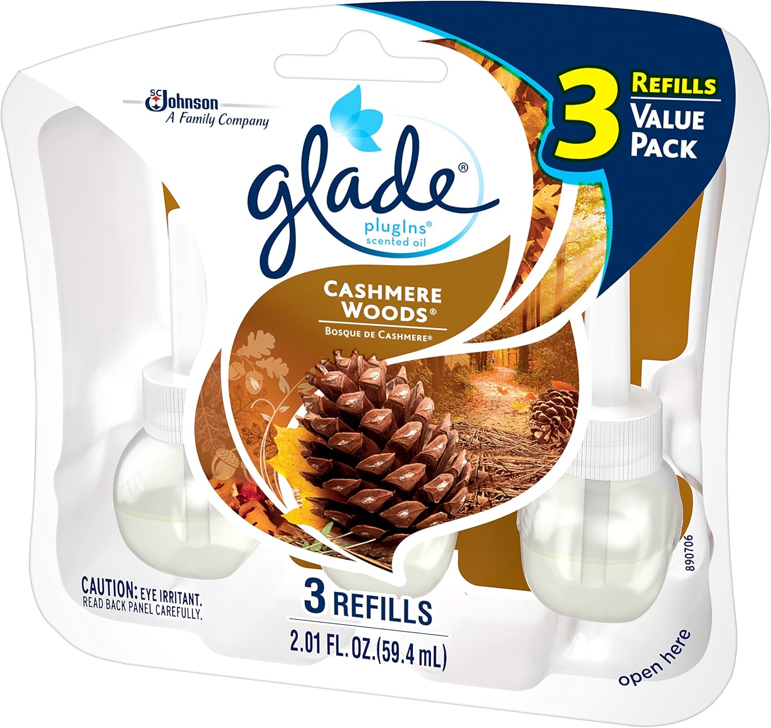 Ambientador Glade Plugins con aceite aromático, repuestos y calentador, SYNCHKG108156, 1, 1