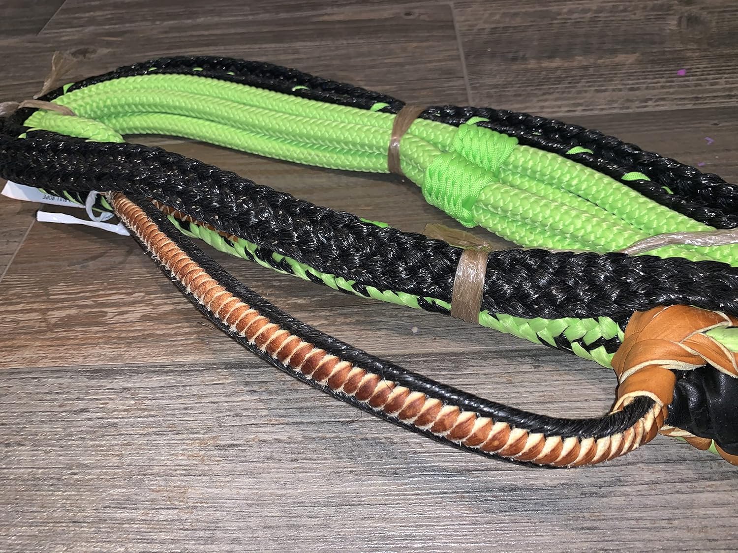 Cuerda de toro Poly Pro 9×7 LH 34″ x 34″ – EPT Bull Ropes Rodeo Rider 16′