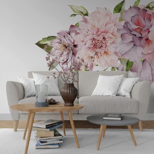 Big Peonies Floral Wall Decal – Watercolor Floral Sticker for Bedroom Decor – Removable Botanical Huge Wall Stickers (Big Leaf Decals) Big Peonies Floral Wall Decal – Watercolor Floral Sticker for Bedroom Decor – Removable Botanical Huge Wall Stickers (Big Leaf Decals)