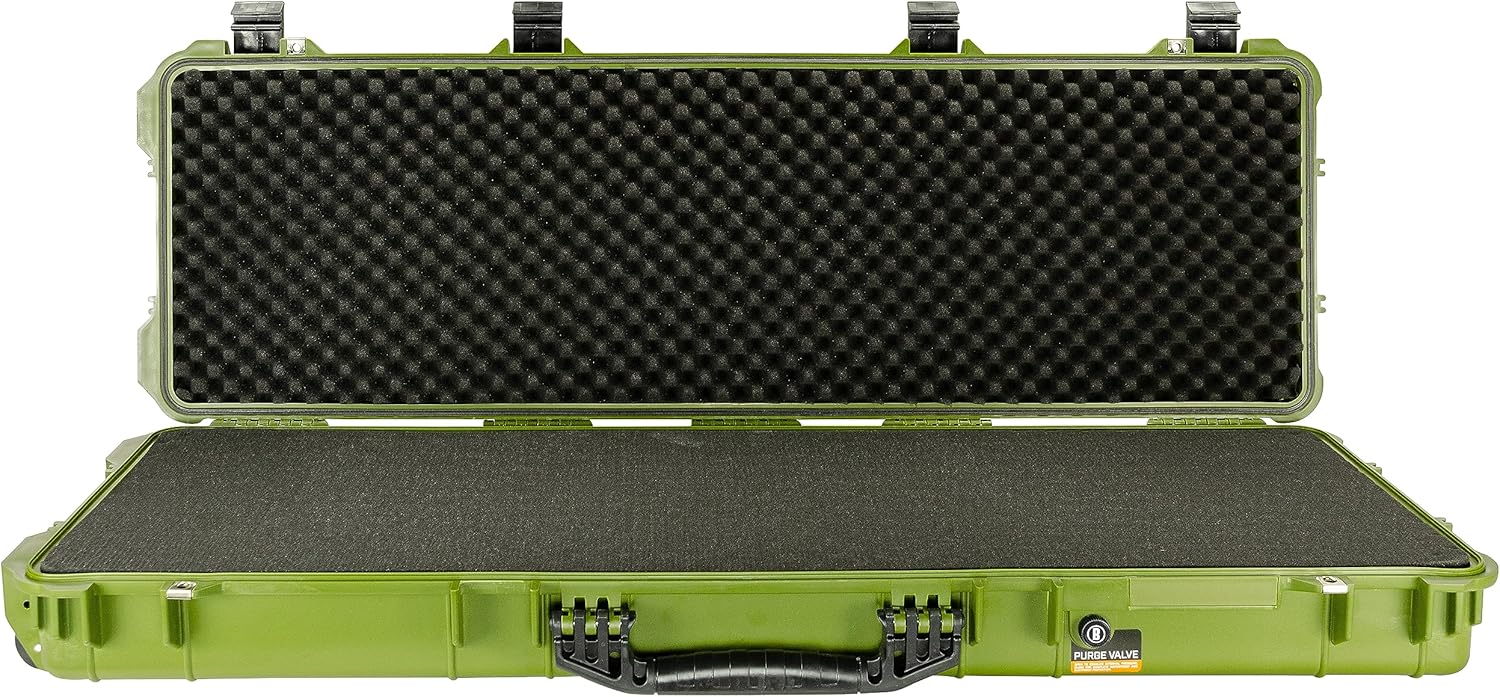 Bushnell Estuche rígido grande para rifle de 44 pulgadas, impermeable, a prueba de golpes y listo para la TSA