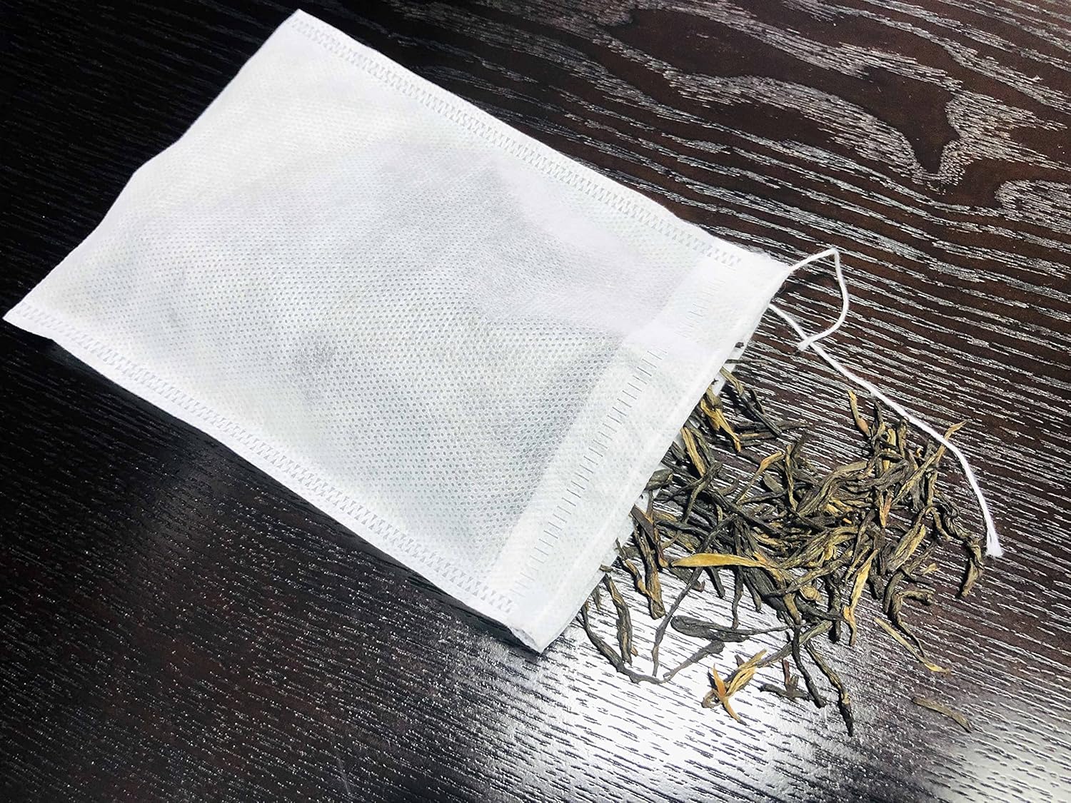 300 bolsas de filtro de té, bolsas de té desechables para té suelto, infusor de té natural para viajes de oficina en casa, 4 tamaños