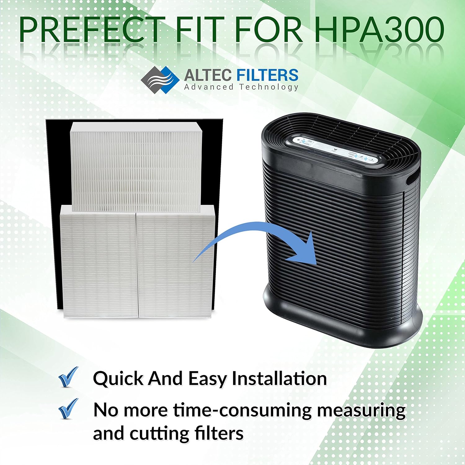 HPA300 – Filtros de repuesto HEPA de alta calidad compatibles con purificador de aire Honeywell, 3 filtros HEPA más 4 prefiltros de carbón activado