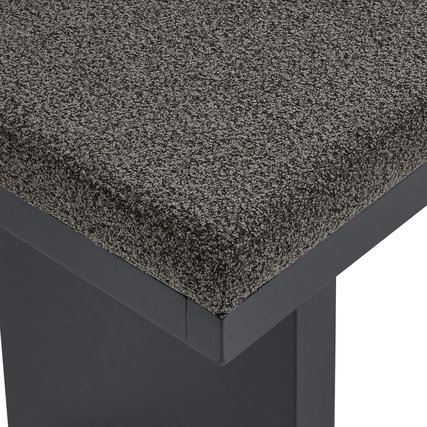 Banco acolchado para dormitorio, hecho de madera de goma resistente, esponja de lino, perfecto para salas de estar, dormitorios y pasillos modernos