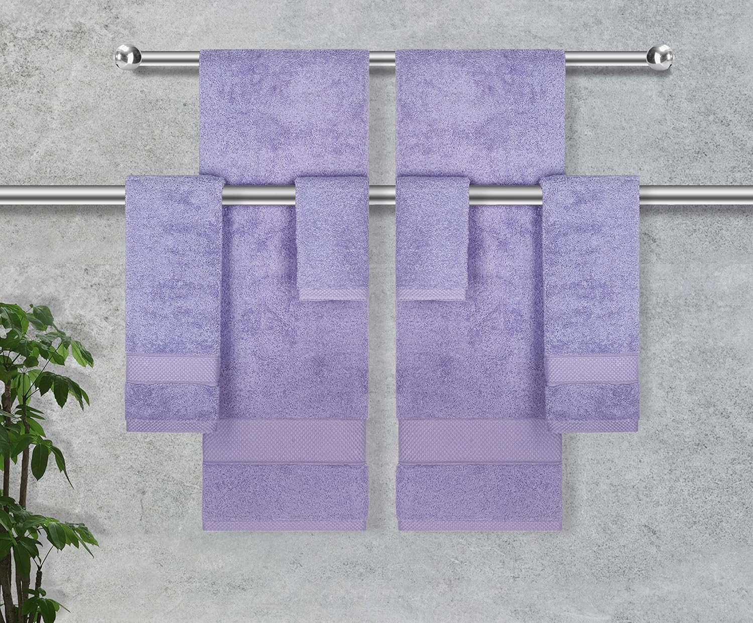 Towels Beyond – Juego de 6 toallas turcas de 100 % algodón turco, absorbentes y cómodas, incluye 2 toallas de baño, 2 toallas de mano y 2 toallas