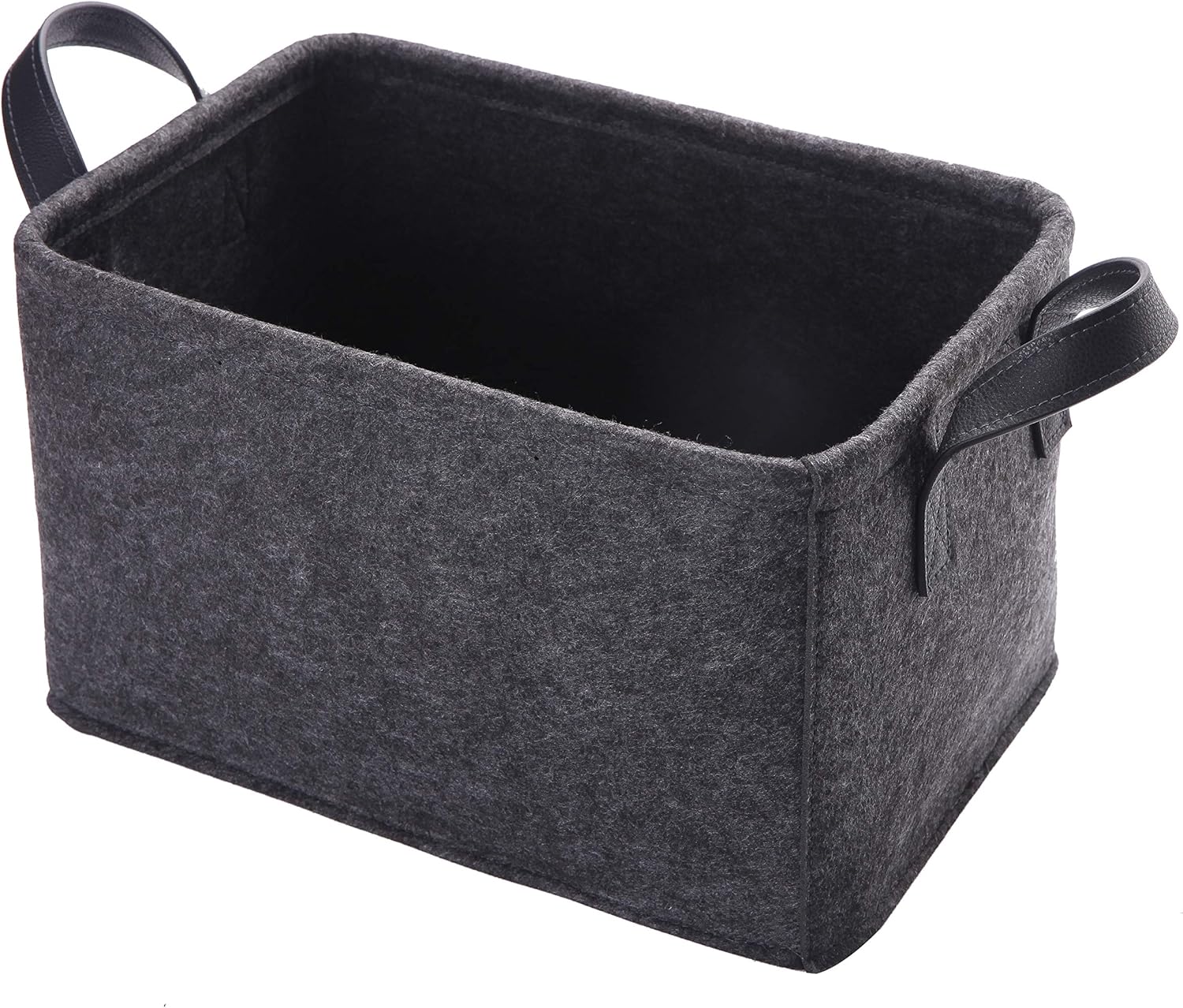 Cestas de almacenamiento plegables de fieltro con asas de metal para juguetes, habitación de niños, ropa, toallas y revistas, cajas organizadoras,