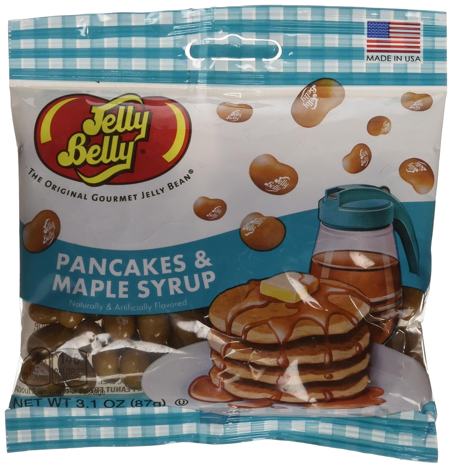 Jelly Belly panqueques y jarabe de arce, bolsa para llevar
