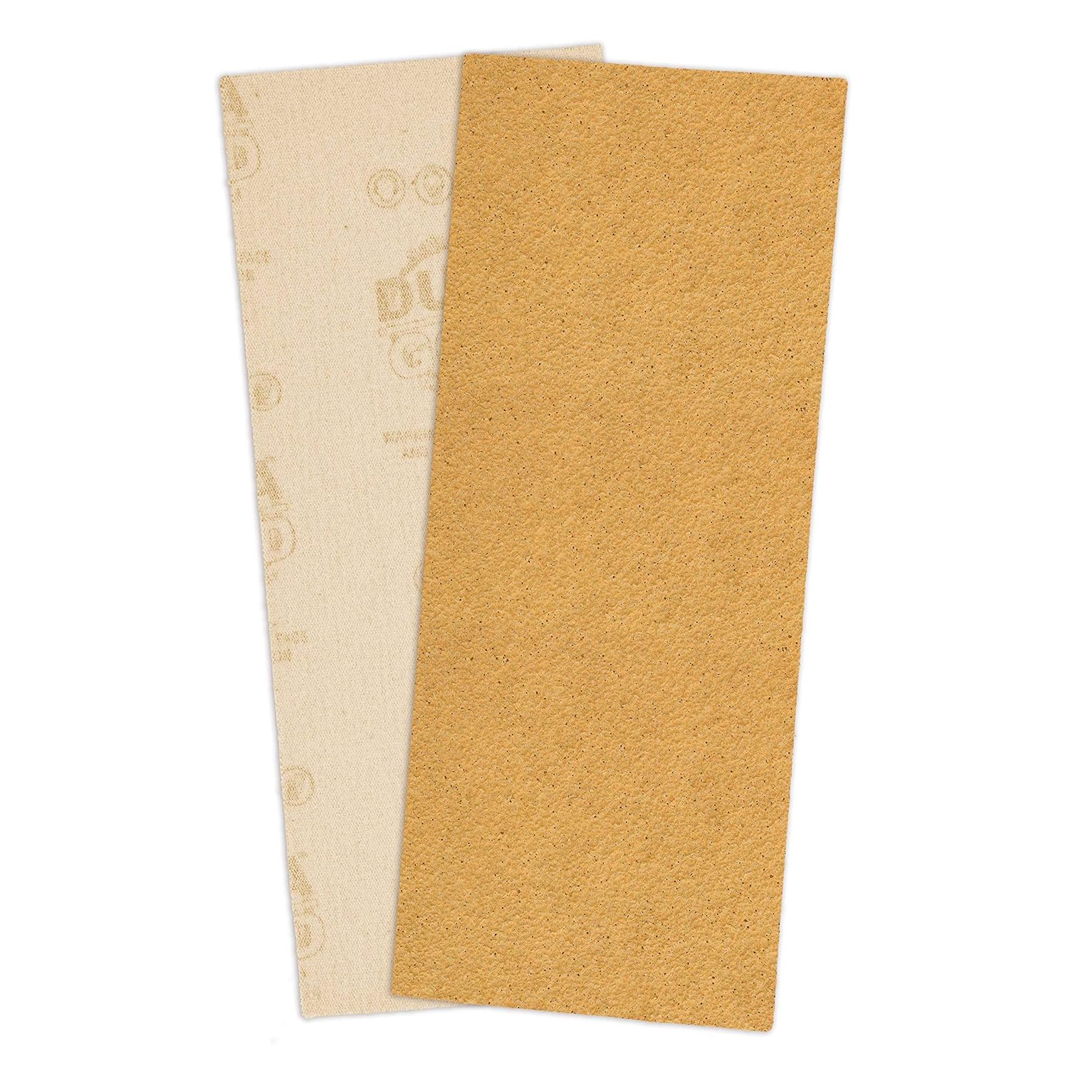 Dura-Gold Hojas de papel de lija dorado de 13 hojas, grano 40 (caja de 12)  3-23 x 9 pulgadas, soporte de gancho y bucle de tamaño de 3-23 x 9