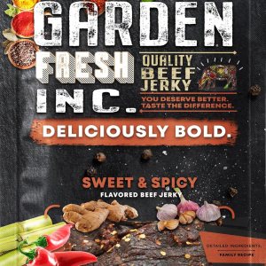 Garden Fresh Beef Jerky – Hecho en Estados Unidos – Delicioso – Sabor audaz (carne seca de res con sabor dulce y picante) Garden Fresh Beef Jerky – Hecho en Estados Unidos – Delicioso – Sabor audaz (carne seca de res con sabor dulce y picante)