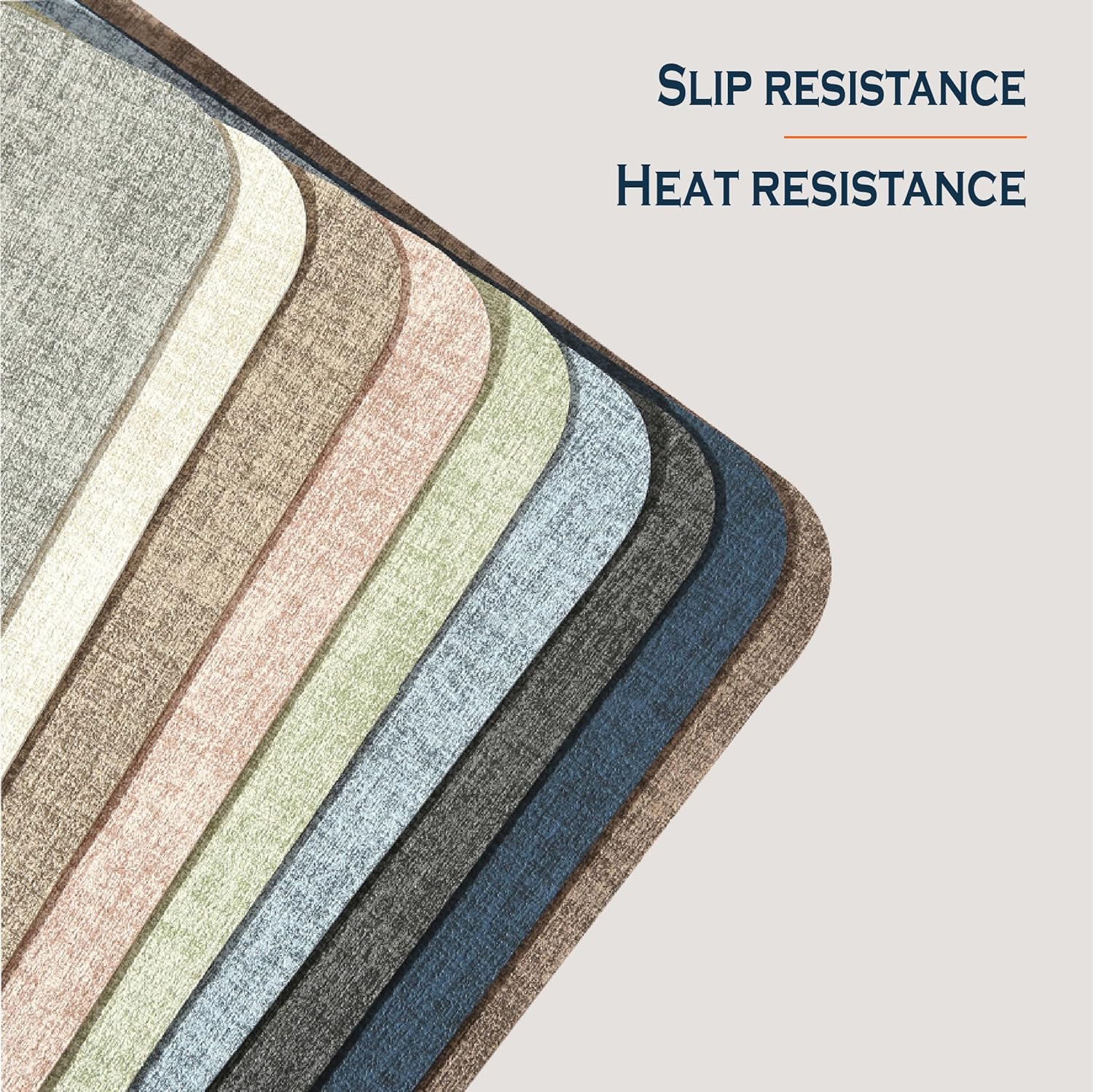 Tapete de café, estación de cafetería, suministros de accesorios de decoración de mesa, mantel individual absorbente de secado de platos para debajo