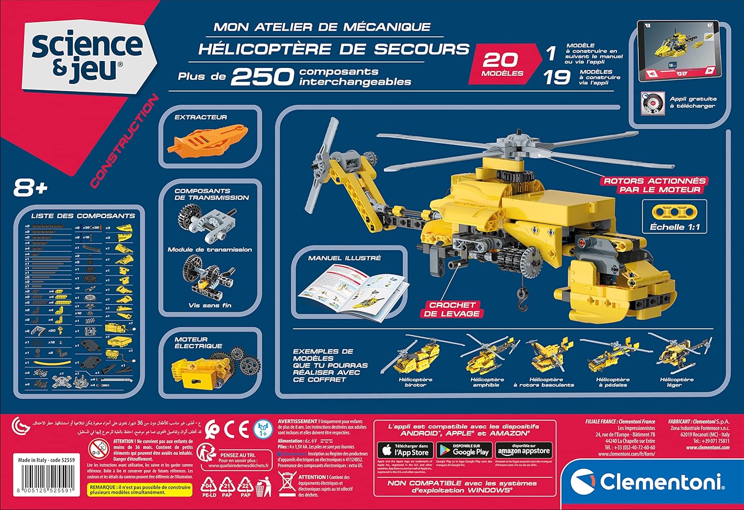 Clementoni COF HELICOPTERO 250P