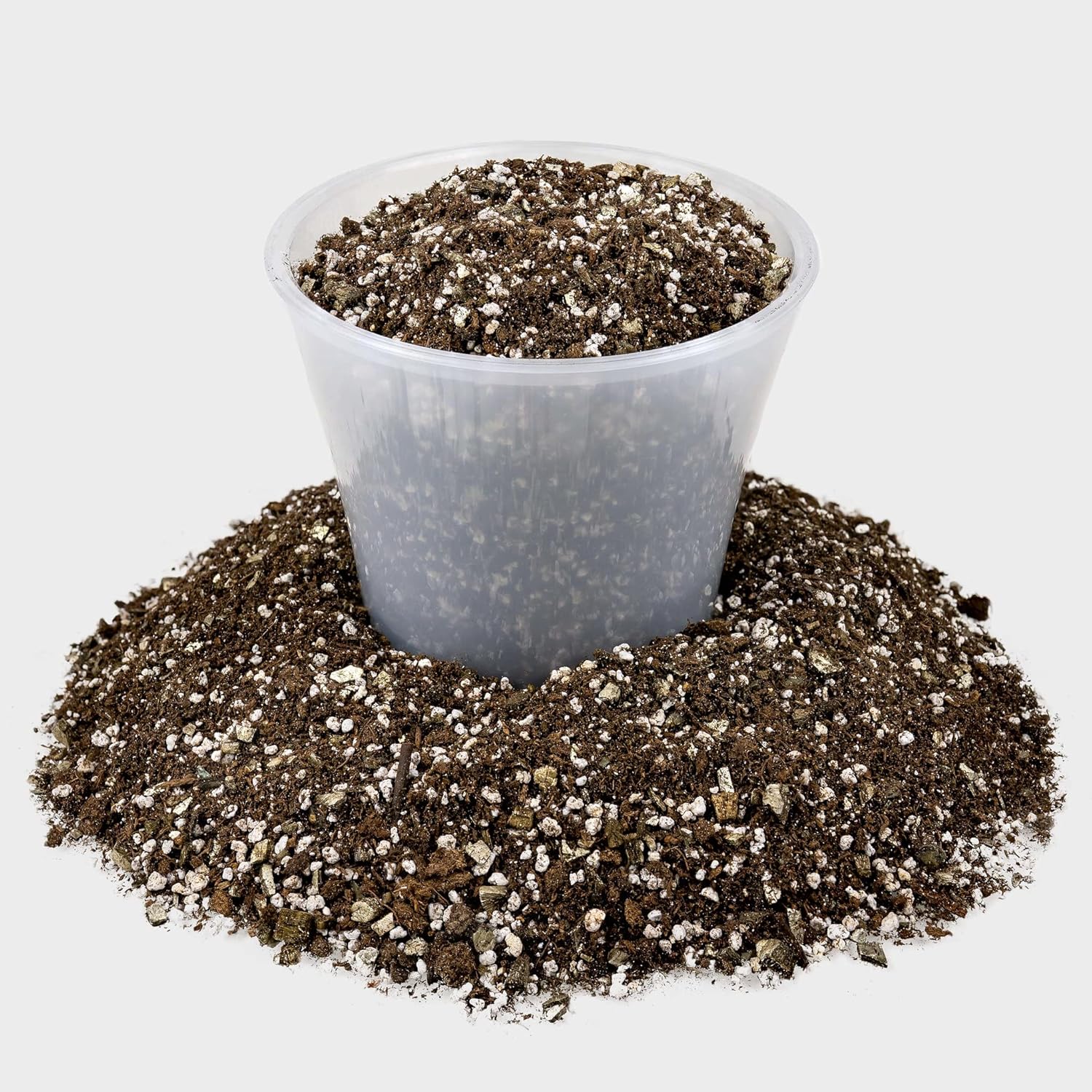 Mezcla de suelo prémium para violetas africanas y gesneriad, perlita hortícola, vermiculita, turba esfagnum, musgo de turba – Fabricado en Estados