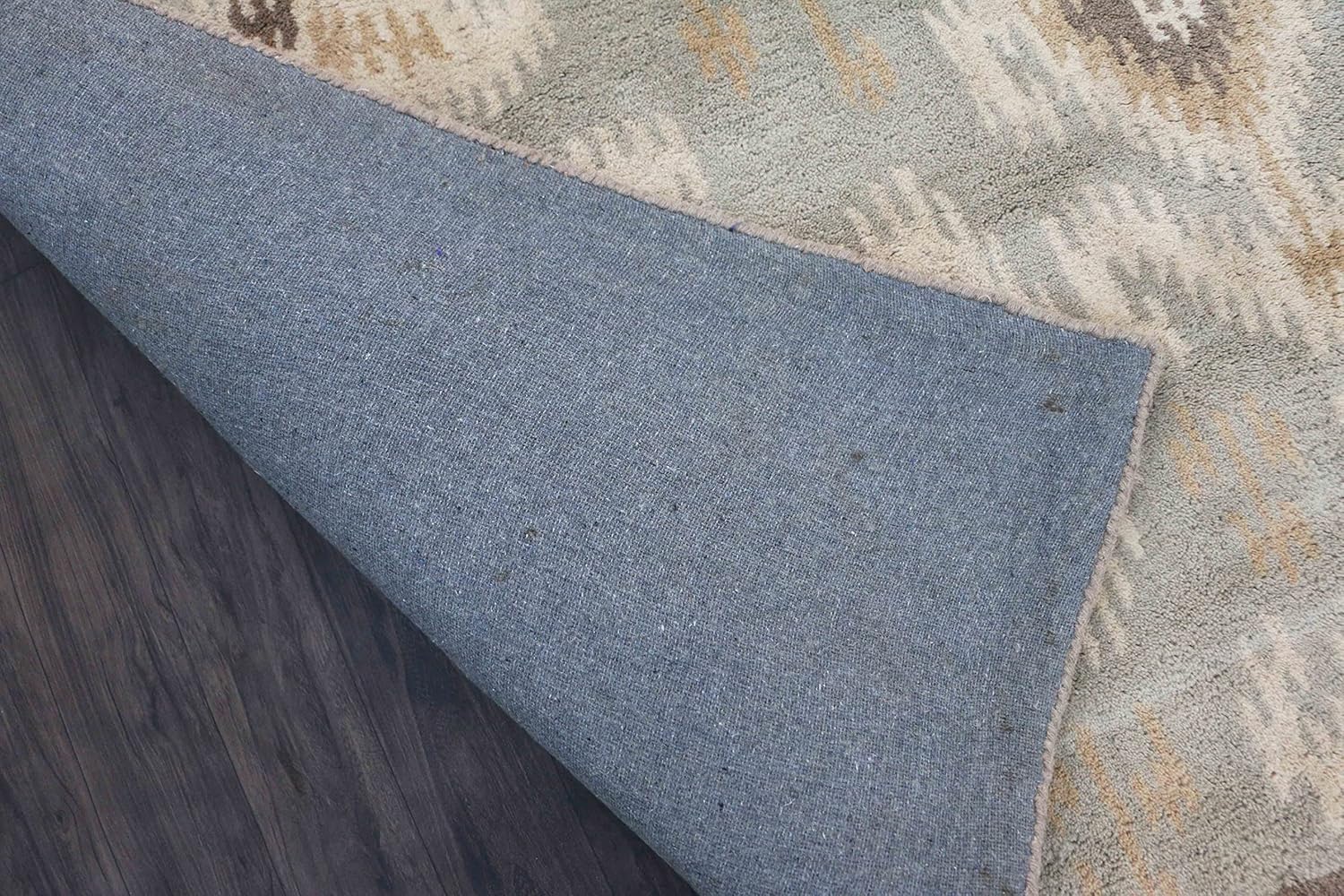 Marchesa – Alfombras y alfombras de lana 100% hechas a mano, estilo oriental tradicional gris (9 x 12)