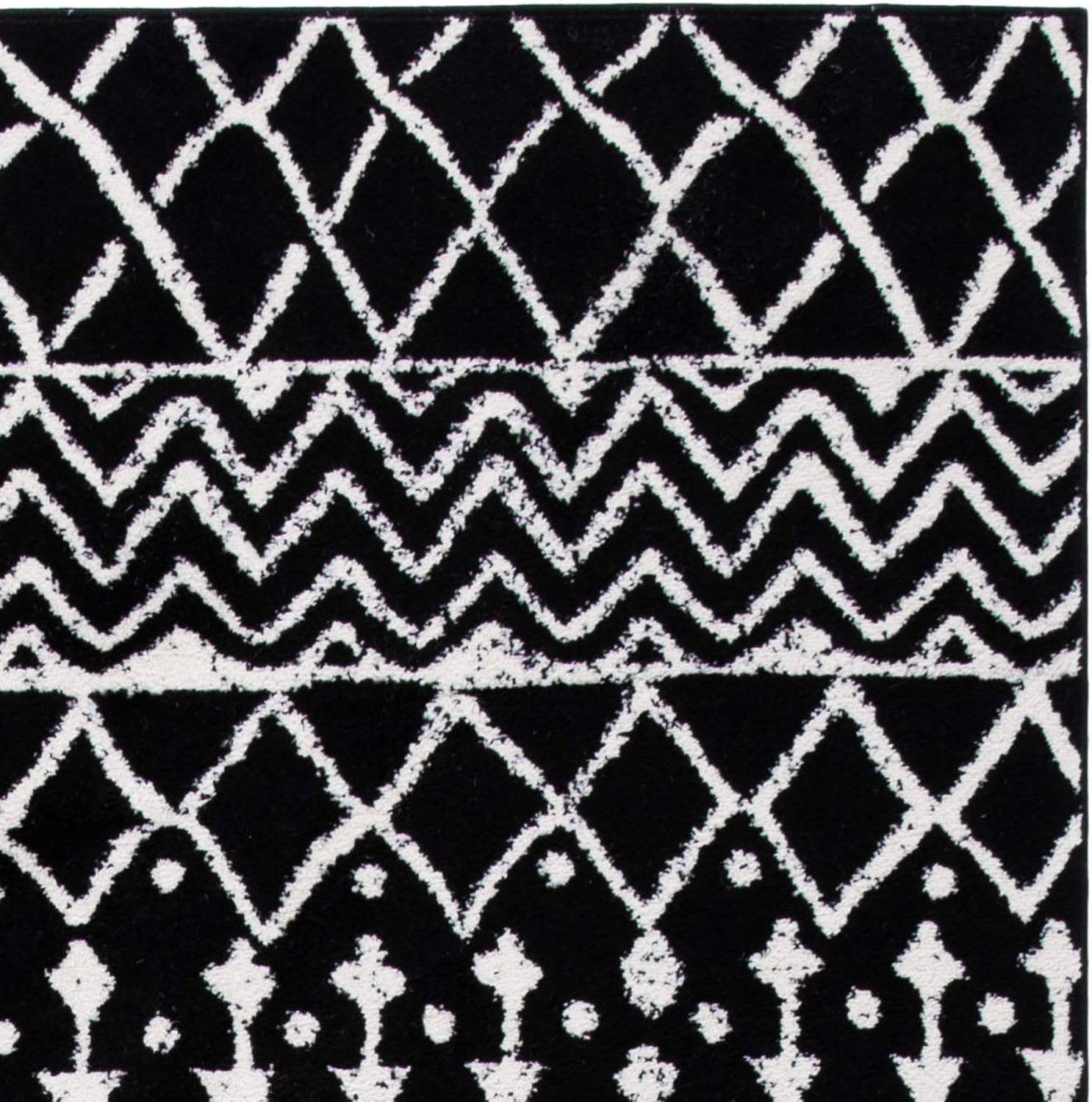 Safavieh Tulum Collection TUL270A – Alfombra envejecida estilo bohemio marroquí