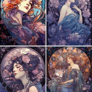 Imanes para nevera Hermosas hadas de aire púrpura 4 imanes decorativos de vinilo flexible de 3 x 4 pulgadas Imanes para nevera Hermosas hadas de aire púrpura 4 imanes decorativos de vinilo flexible de 3 x 4 pulgadas