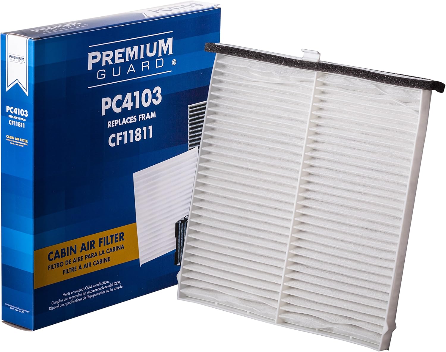 Premium Guard Filtro de aire de cabina PC4103 Compatible con Mazda CX-5 2014-20, 2014-18 3, 2014-20 6, 2014-19 3 Sport