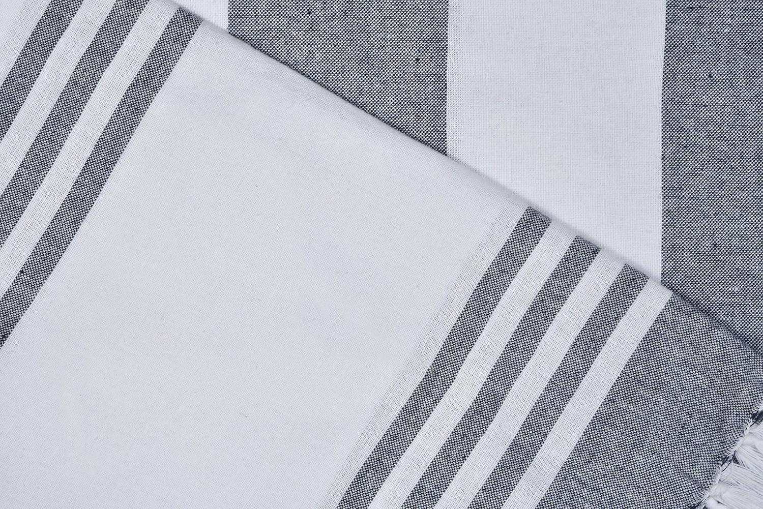GLAMBURG Toallas turcas 100% algodón Peshtemal Fouta  Toalla de playa fina para viajes, camping, baño, sauna, playa, gimnasio, piscina, suave y