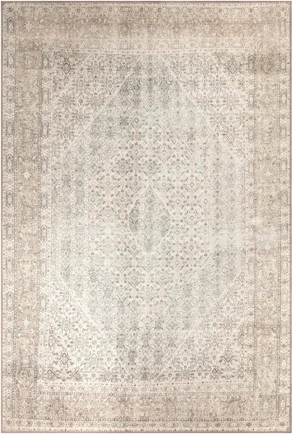 Keen Home Design Alfombras lavables a máquina con parte trasera antideslizante, ideal para pasillo, sala de estar, dormitorio, cocina y lavandería,