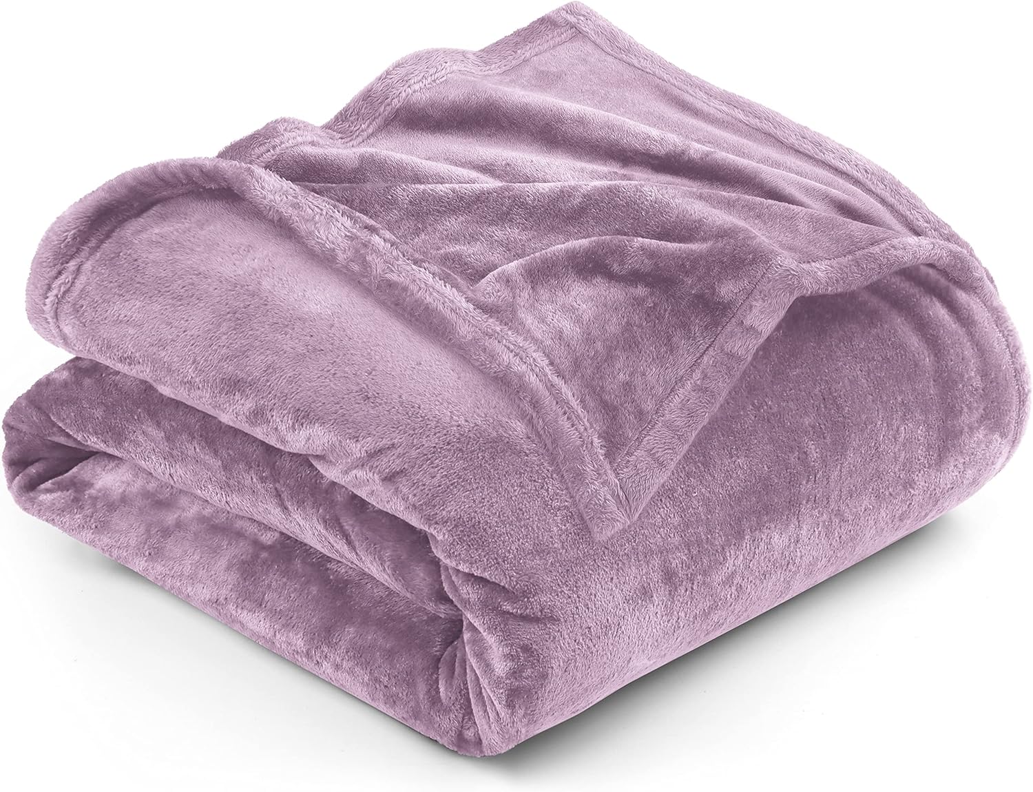 Utopia Bedding Manta de forro polar, tamaño King, color lila, de 10.58 ozm, de lujo, mullida, suave, antiestática, de microfibra (90 x 102 pulgadas)