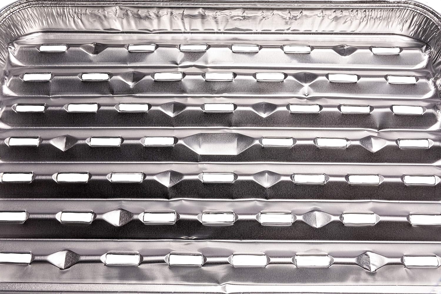 Toppers de aluminio para parrilla con cepillo de silicona y pinzas de acero inoxidable, paquete de 18 sartenes desechables de 13.25 x 9 pulgadas con