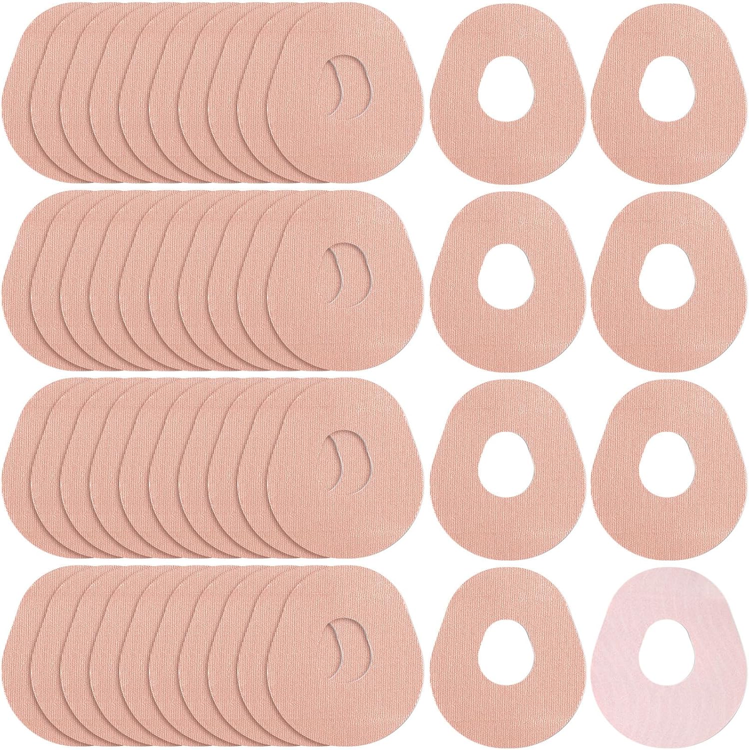 TrelaCo Paquete de 48 parches adhesivos G7, impermeables, parche flexible con sensor CGM, fácil de usar, vendaje transpirable, sin látex, resistente