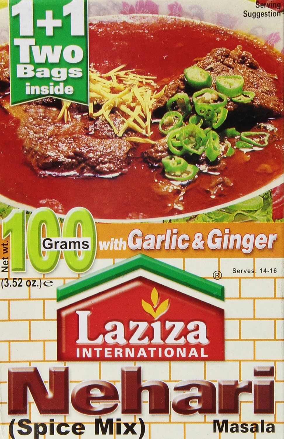 Laziza Nihari Masala, cajas de 3.53 oz (paquete de 6)