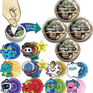 Crazy Aaron’s Putty Mini Latas Lost Treasure Guardians Peel to Reveal Putty and Charms (Colecciona los 10) Set de Regalo para Fiesta Paquete de 4 Crazy Aaron’s Putty Mini Latas Lost Treasure Guardians Peel to Reveal Putty and Charms (Colecciona los 10) Set de Regalo para Fiesta Paquete de 4