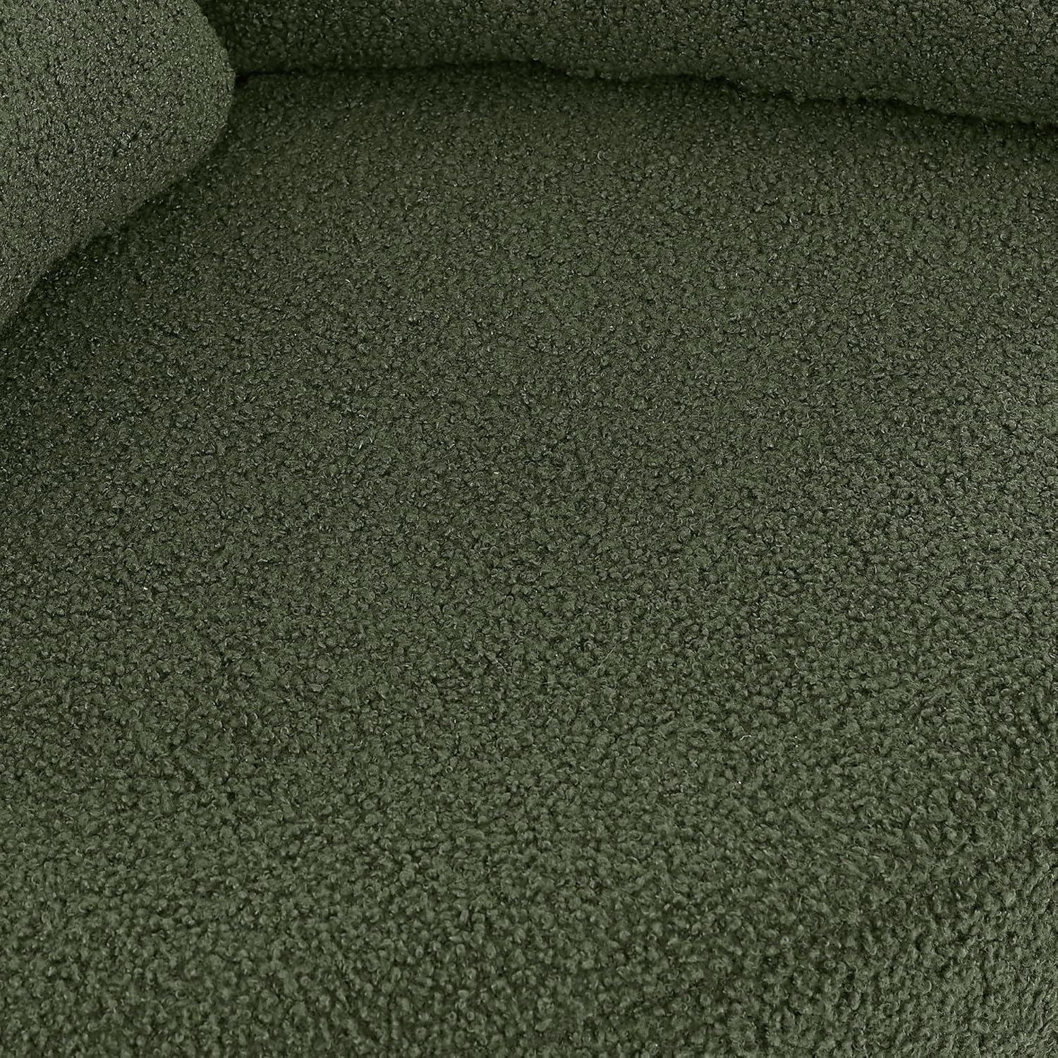Ucloveria Silla giratoria redonda con ruedas móviles y 3 almohadas para sala de estar, dormitorio, verde