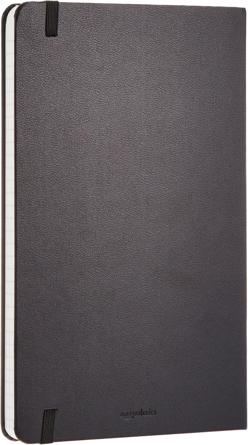 Tienda Basics Cuaderno clásico de cuadrícula, 240 páginas, tapa dura, cuadriculado y clásico, 240 páginas, tapa dura, a rayas