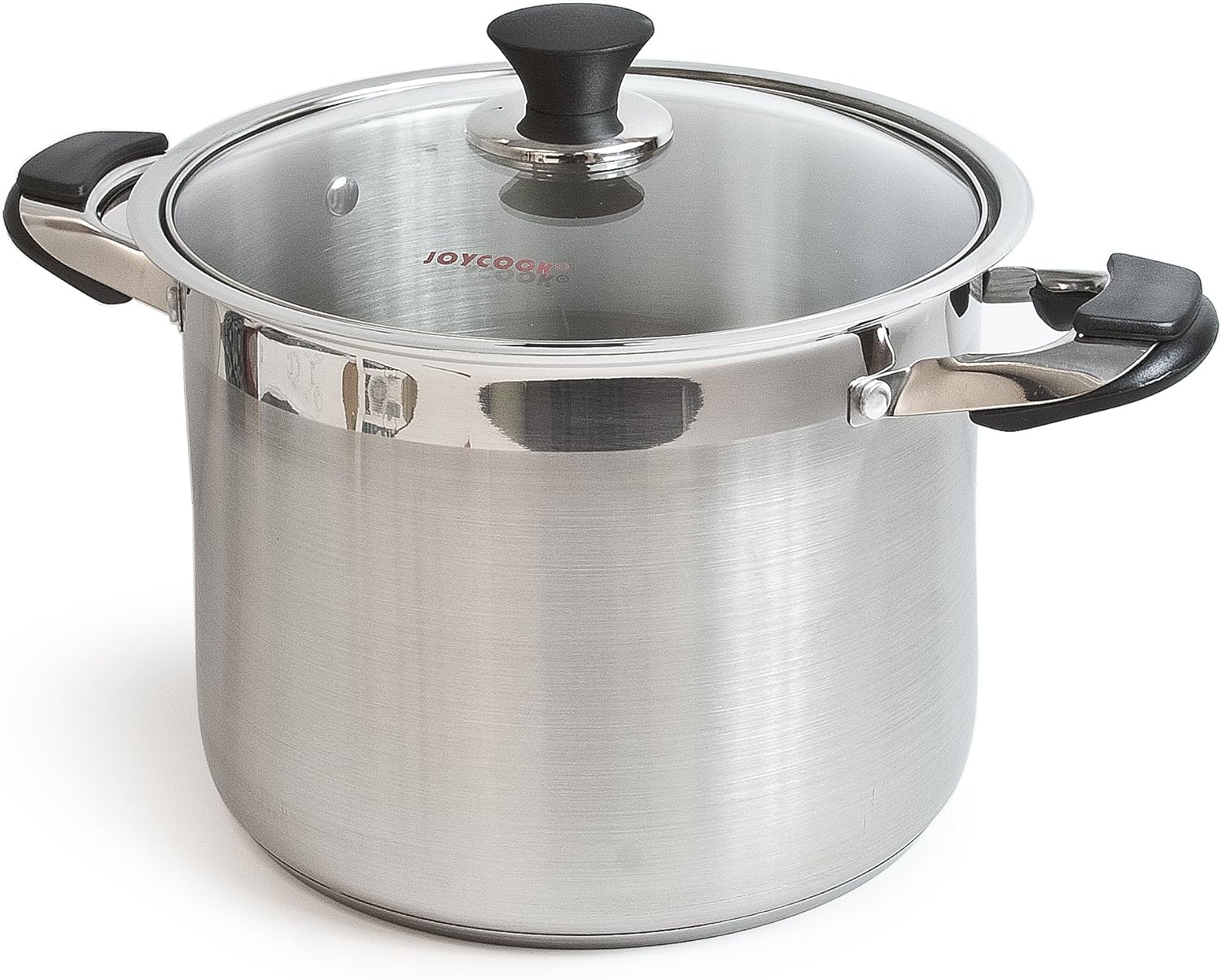 Olla de acero inoxidable con tapa de vidrio (20QT)