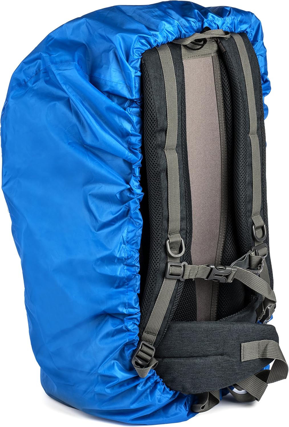 Backpack Rain Cover with Reflective Lining and Travel Bag – Waterproof Knapsack Protector with Elastic Lining and Safety Reflector for Biking