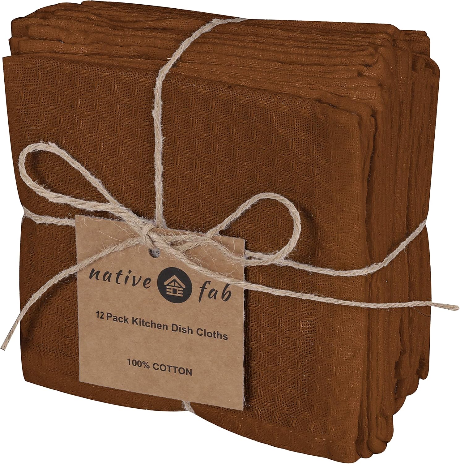 Paquete de 12 paños de cocina de algodón de 12 x 12 pulgadas, absorbentes, lavables, paños de limpieza de restaurantes, trapos para el hogar,