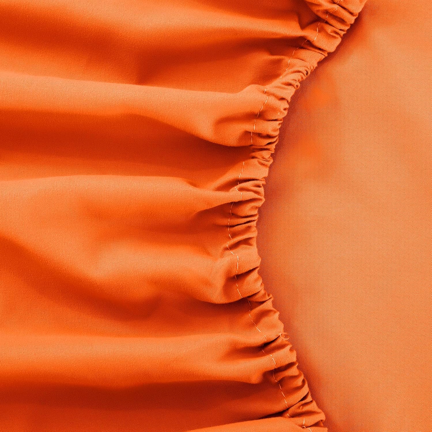 ARTALL Juego de sábanas de microfibra suave de 4 piezas con bolsillo profundo, tamaño King, naranja