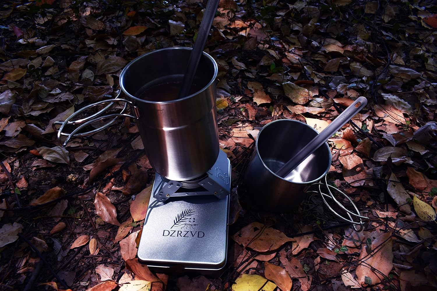 Titanium Long Handel Spork and Spoon, Camping Spork and Spoon, Soup Spoon, Eco-Friendly Coffee Spoon, Portable Travel Camping Utensils