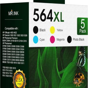 564XL – Paquete combinado de cartuchos de tinta de repuesto para cartuchos de tinta 564 564XL para Photosmart 6510 5520 5525 6520 7520 5510 7525, 564XL – Paquete combinado de cartuchos de tinta de repuesto para cartuchos de tinta 564 564XL para Photosmart 6510 5520 5525 6520 7520 5510 7525,