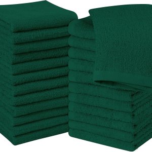 Utopia Towels Juego de 24 paños de algodón  100% algodón hilado en anillo, paños de franela de alta calidad, altamente absorbentes y suaves al tacto Utopia Towels Juego de 24 paños de algodón  100% algodón hilado en anillo, paños de franela de alta calidad, altamente absorbentes y suaves al tacto